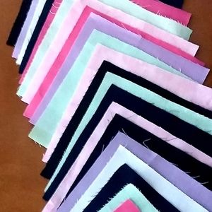 4x4" blocks, vary in color